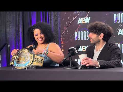 Willow Nightingale WINS TBS Championship | AEW Dynasty Press Conference