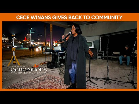 CeCe Winans Gives Back to the Community