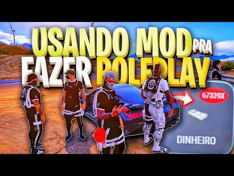 JOGUEI DURANTE 1 SEMANA NO SERVIDOR com MOD MENU GTA RP