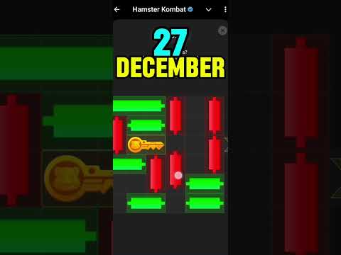 Mini Game Today 27 December Hamster Kombat How To Solve Mini Game Puzzle in Hamster Kombat (100%)