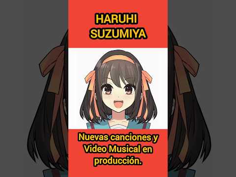 Haruhi Suzumiya MODELO 3D Expresiones faciales REVELADAS