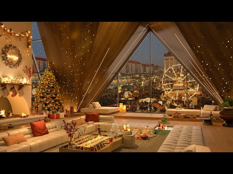 🎷 Winter Wonderland Jazz 2025 🎄 Chic Penthouse Chillout with Smooth Holiday Melodies