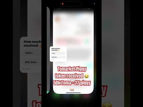Tomarket Piggy Piggy Token Received  ✅  Tomarket Airdrop withdraw | Toma listing date #cryptoroom