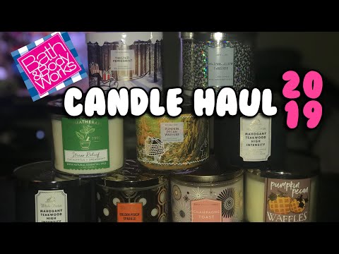 BATH & BODY WORKS CANDLE HAUL MASSIVE🕯Candle Haul 2019 | B&BW Candle Sale 2019