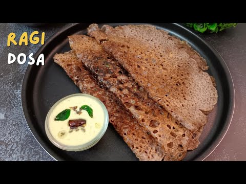 Ragi Dosa Recipe | Breakfast Recipe | Instant Ragi Dosa