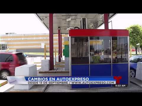 Cambios al servicio de autoexpreso