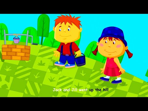 Jack and Jill went up the hill Rhyme || Kids Nursery Rhyme || kids1 educational Rhyme!