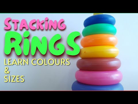 FOR KIDS | Stacking Rings | Learn Colours and sizes | Skill Development for Kids