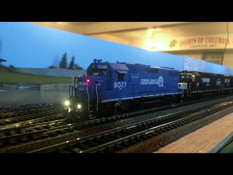 HO Scale DCC and Sound Fitted GP38-2 Locomotive - Allegheny Plateau Division Module Show