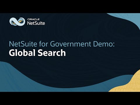 Mastering Global Search in Oracle NetSuite for Government