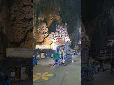 Inside holy Batu cave.#vlog #travel #batucaves #malaysia