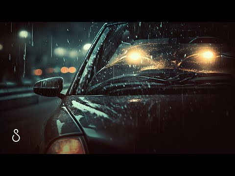 Rain Over Car | Black Screen | Rain on Window Sounds For Sleep, Study, Meditation