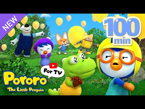 [🟠for TV] Pororo Sing Along Show | My First Yellow Balloon | Nursery Rhymes & Songs