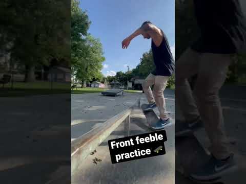 Front feeble 🛹 #skateboarding #shorts