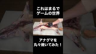 幻のジビエ?!アナグマ丸焼きにして食べてみた #shorts