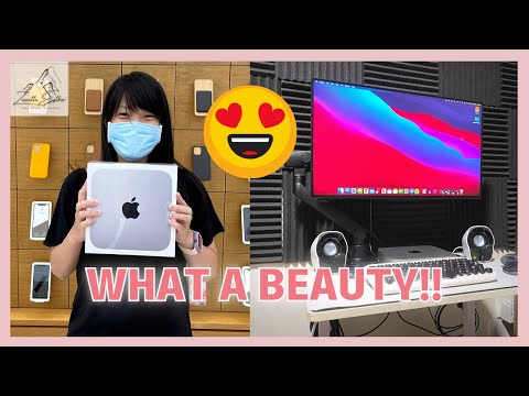 WHY I DECIDED TO GET MAC MINI M1?!! SMALLEST MAC MINI SETUP 2021 | 2021年最小的MAC MINI M1设置 [Vlog #09]