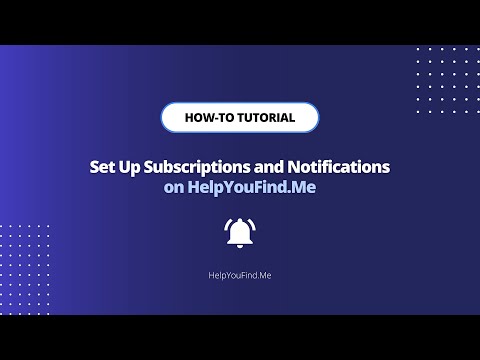 Set up subscriptions and notifications on your HYF.M account