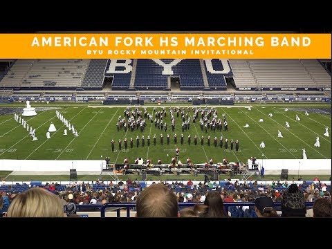 American Fork HS Marching Band - BYU Rocky Mountain Invitational