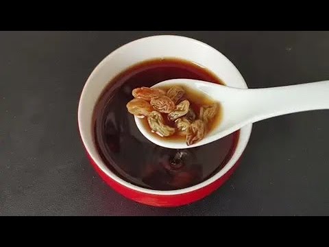 Soaking raisins in aged vinegar, I just found out about it, it's really useful, I've learned a lot [