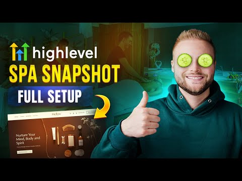 GoHighLevel Spa Snapshot - Full Setup Guide