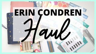 Erin Condren Haul | planner accessories, on the go folios, and petite planners