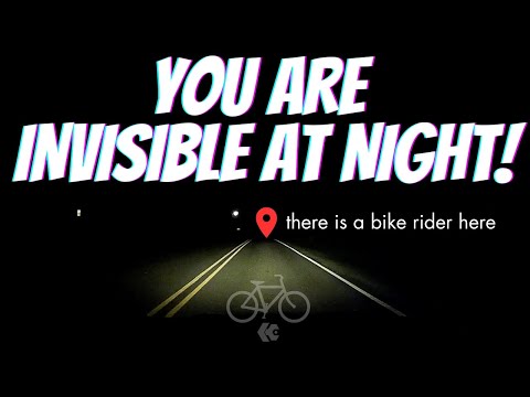 DANGERS OF RIDING A BICYCLE AT NIGHT - 2 SIMPLE TIPS TO INCREASE SAFETY!