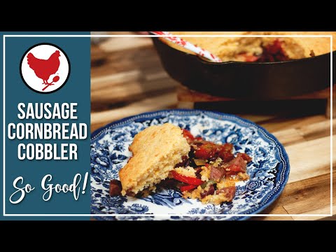 Incredible Sausage Cornbread Cobbler | Home Cooking