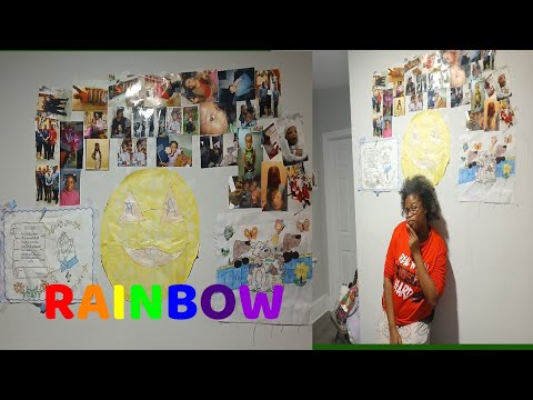 I TURNED My Family Pictures INTO a RAINBOW Wall Masterpiece!