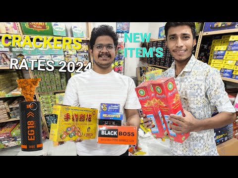 Crackers Shopping 😍 vlog 2024 Rate list Of firecrackers 🧨 Diwali Crackers fireworks 🎆