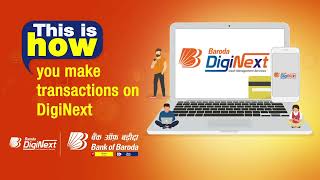 #ThisIsHow to make transactions on DigiNext | Cash Management System - #BankofBaroda