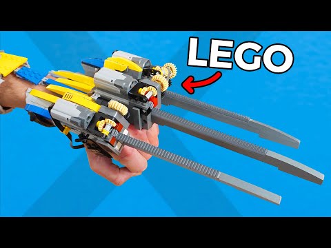 I Built LEGO Mechanical Wolverine Claws...