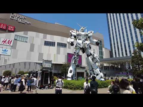 Daily Life in Japan | Holiday in Odaiba City with the Gundam Statue