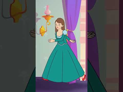 The Little Princess with The Red Shoes  #shorts #english #fairytales #stories #forkids