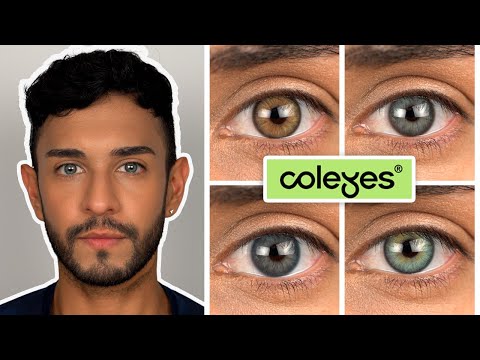 COLEYES Gene Iris and Space Collection! | Contact Lens Review