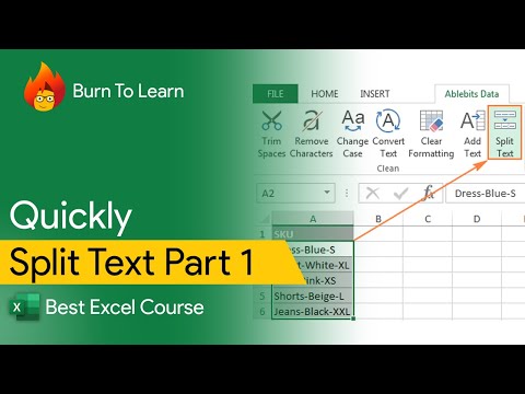 Split Information Inside a Cell | Option 1| Excel