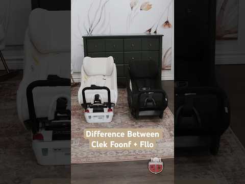 What’s the difference between the Clek Foonf + Fllo? Great Q! #carseatsafety #carseat