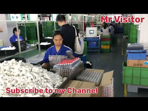 Visiting Chinese factory Sanitary product #washroom #business #travel to china