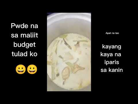 Sempling recipe ng Ginataang manok