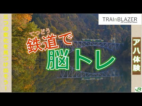 【JR東日本】鉄道で脳トレ～アハ体験～【只見線】