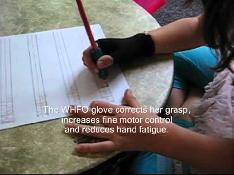 How to Correct Grip for Handwriting and Utensils - SPIO's WHFO Glove