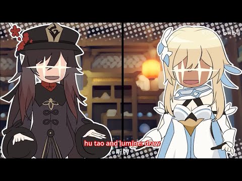 Let's play mahjong! Traveler! Cn dub/Eng sub【Genshinch Impact Animation Small Theater】