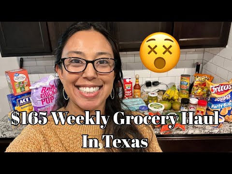 🛒 WEEKLY WALMART GROCERY HAUL / Texas Walmart Grocery Haul / $165 Weekly Walmart Grocery Haul 🥘