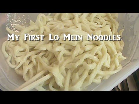 My First Lo Mein  Noodles:  Not Perfect But Very Tasty and Good