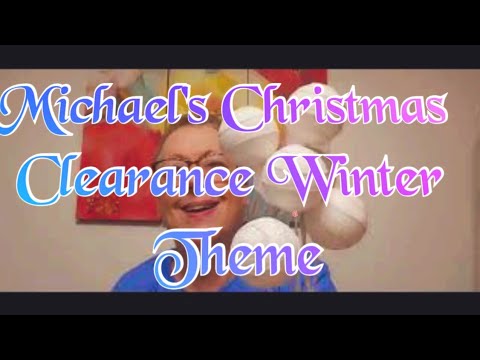 Michaels Clearance Winter Themed Haul plus Valentine's Day