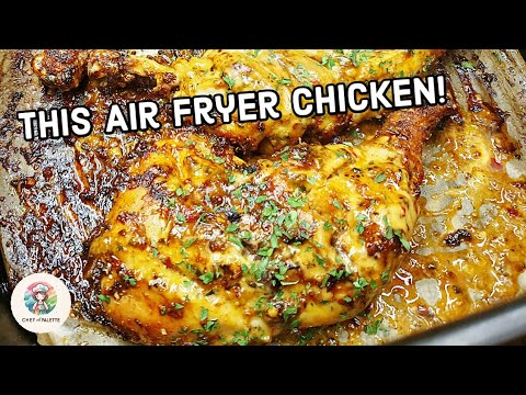 The Juiciest Air Fryer Chicken Leg Piece!! | Air Fryer Recipes | Air Fryer Chicken Dinner Recipe |