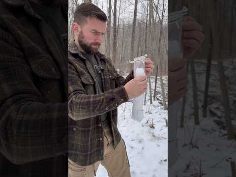 DON’T EAT SNOW!!! Survival myth number 2 #survival #survivalskills #bushcraft #survivaltips