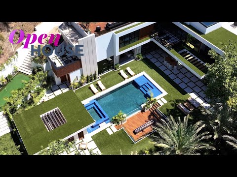 A Next-Level L.A. Estate with a Michael Jordan-Themed Professional Basketball Court | Open House TV