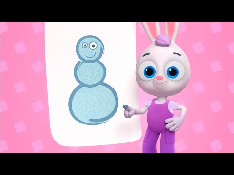 Beadies -  Draw a Snowman  - Engaging Nursery Rhymes