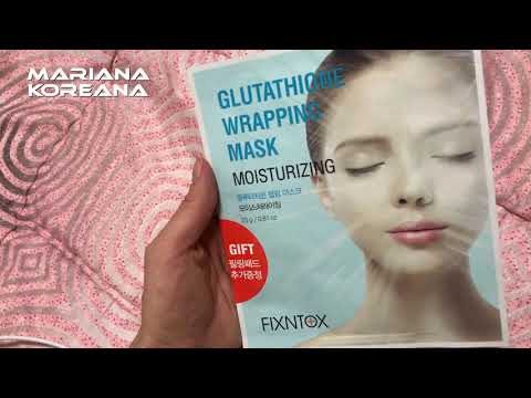 Корейская тканевая маска FIXNTOX glutathione rapping mask