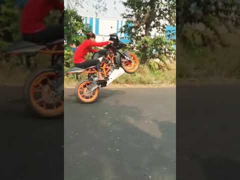 #ktm Duke 200  #wheeliestunt whatsapp status on #YouTube  🔥🔥 #shorts